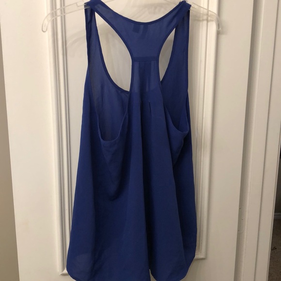 Blue Racerback Tank - Picture 3 of 3